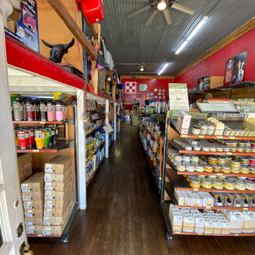 Inside of Woodard Mercantile Eureka