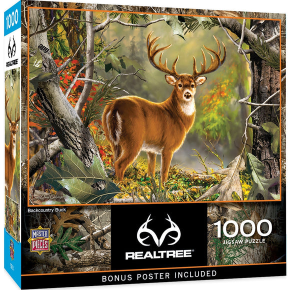 Masterpieces Realtree Backcountry Buck 1000 Piece Puzzle