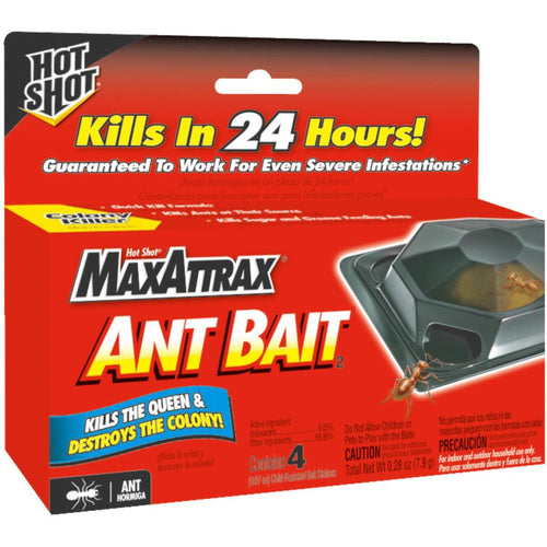 Solid Ant Hot Shot MaxAttrax 0.28 Oz. Solid Ant Bait Station (4-Pack) - Maize, KS ...