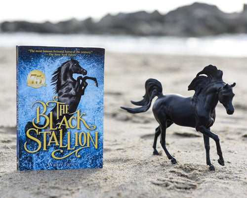 Breyer The Black Stallion Horse & Book Action Figure Set