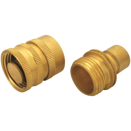 Landscapers Select GB9615 Hose Connector Male and Female Brass