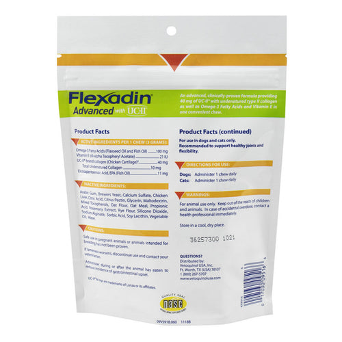 Flexadin Advanced with UCH supplement package on a white background