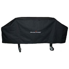 Black grill cover with 'Blackstone' branding on a white background
