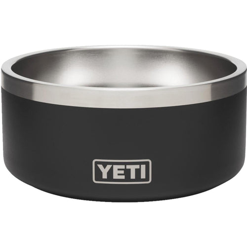 Yeti Boomer 4 Stainless Steel Black Dog Food Bowl