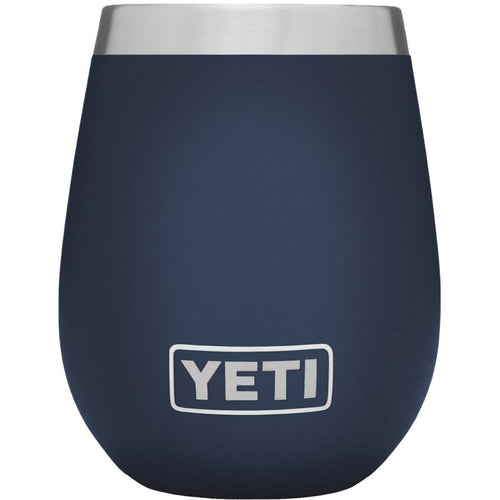 Yeti Rambler 10 Oz. Navy Blue Stainless Steel Insulated Wine Tumbler