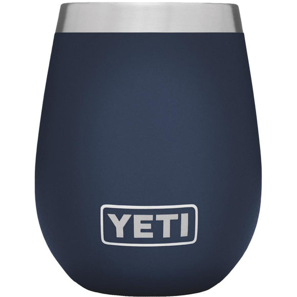 Yeti Rambler 10 Oz. Navy Blue Stainless Steel Insulated Wine Tumbler