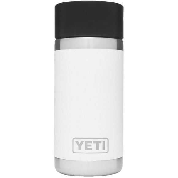 Yeti Rambler 12 Oz. White Stainless Steel Insulated Vacuum Bottle with Hot Shot Cap