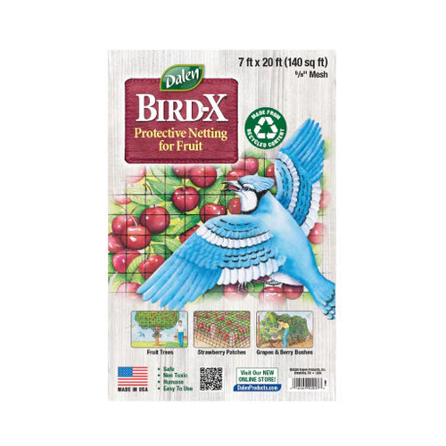 Dalen BIRD-X Protective Black Mesh Netting For Fruit Trees & Berry Bushes