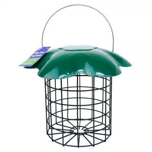 Backyard Essentials Large Green Seed Log Feeder