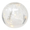 Gift Essentials Snowy Church Crackle Glass Globe