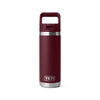 YETI RAMBLER® 18 Oz Water Bottle With Color-Matched Straw Cap