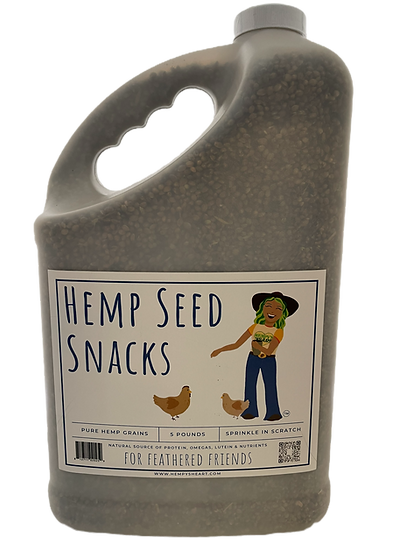Hempy's Heart Hemp Seed Snacks for Feathered Friends