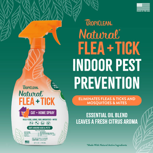 TropiClean Natural Flea + Tick Home + Cat Spray - Maize, KS - Andover ...
