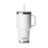 YETI Rambler 35 oz. Mug with Straw Lid White