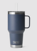 YETI Rambler 35 Ounce Navy Mug With Reusable Straw Lid