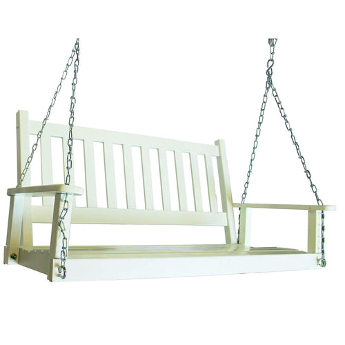 Leigh Country Heartland White Porch Swing