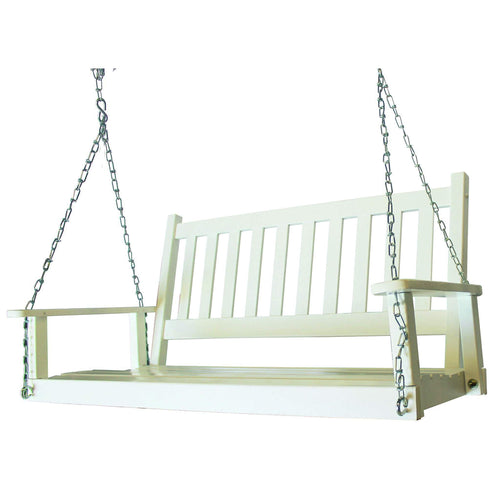 Leigh Country Heartland White Porch Swing