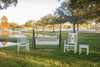 Leigh Country Heartland White Porch Swing