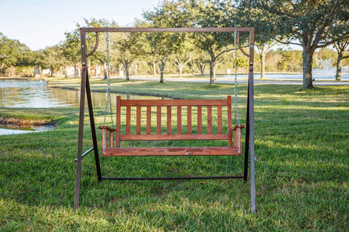 Leigh Country Heartland Natural Porch Swing