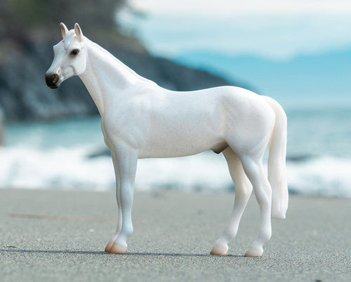 Breyer Fleabitten Grey Thoroughbred Retired