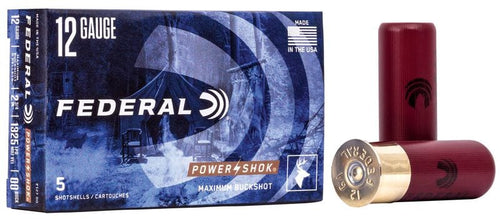 Federal Power-Shok Buckshot, 12 Gauge 00 Buck Shot