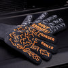 Traeger Heat Resistant BBQ Grilling Mitts with Silicone Grip