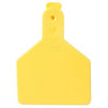 Calf Tag, Yellow, 2-3/8 x 3-1/4-In., 25-Pk.
