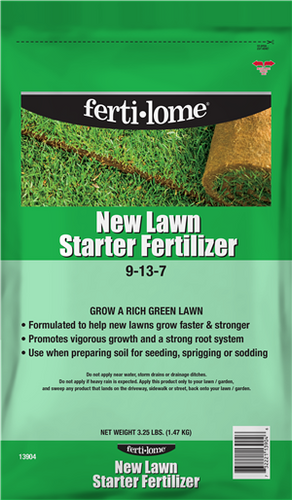 FERTI-LOME New Lawn Starter Fertilizer 9-13-7 (3.25 lbs)