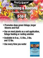 Ferti-Lome Blooming & Rooting Soluble Plant Food 9-58-8 (3 lbs)
