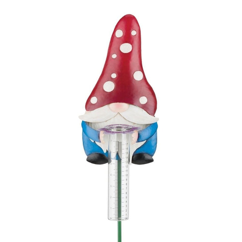 Regal Art & Gift Gnome Rain Gauge - Mushroom