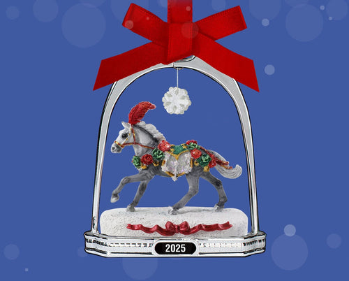 Breyer Christmas in Bloom | 2025 Stirrup Ornament | Retired