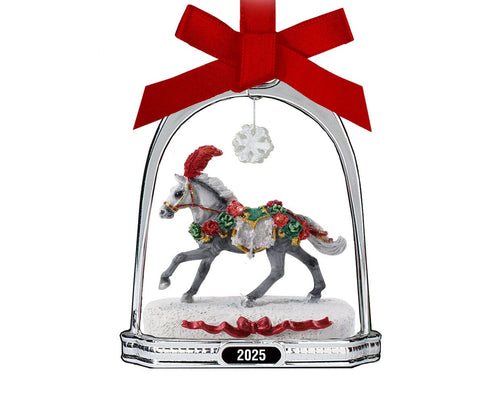 Breyer Christmas in Bloom | 2025 Stirrup Ornament | Retired