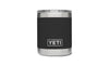 YETI Rambler Black 10 oz Lowball MS LID