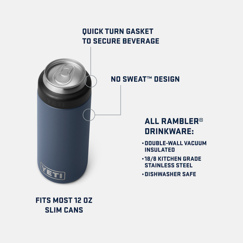 YETI Rambler® 12 oz Colster® Slim Can Cooler