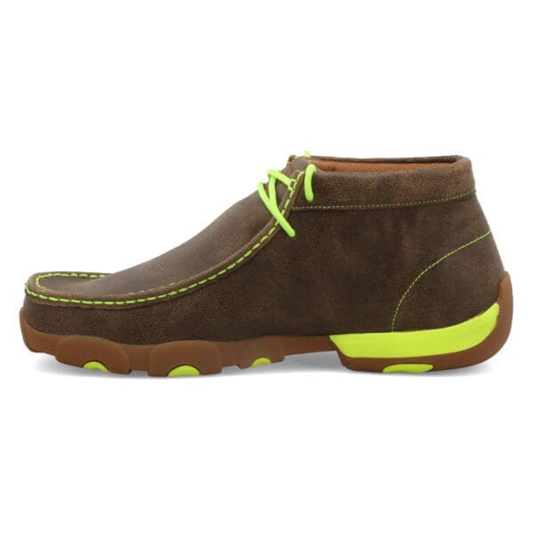 Twisted X Men Chukka Driving Moc Bomber Neon Yellow Mdm0026