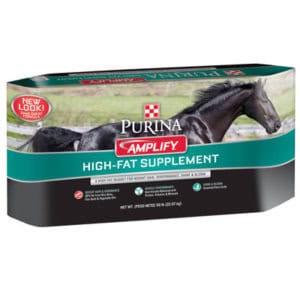 Purina Amplify High Fat Horse Supplement 50lb Bag