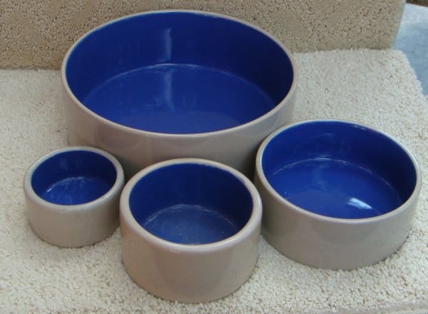 Stoneware Crock Feed Water Dishes