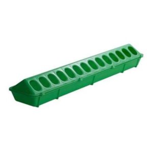 Little Giant Trough Poultry Feeder Green