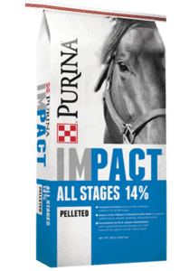 Purina Impact All Stages 14 Pellet Horse Feed