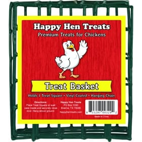 Happy Hen Square Treat Basket For Chickens