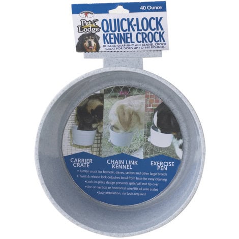 Pet Lodge Quick Lock Kennel Crock 3