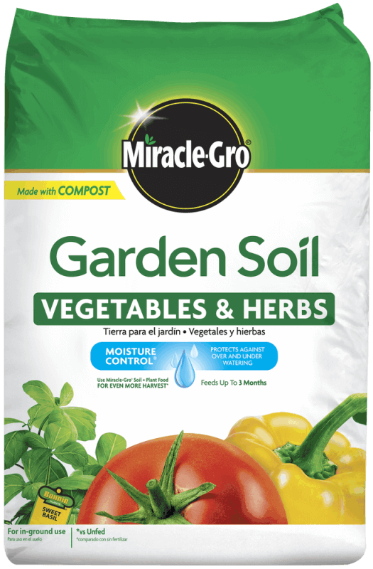 Miracle Gro Garden Soil For Vegetables And Herbs 15 Cu Ft