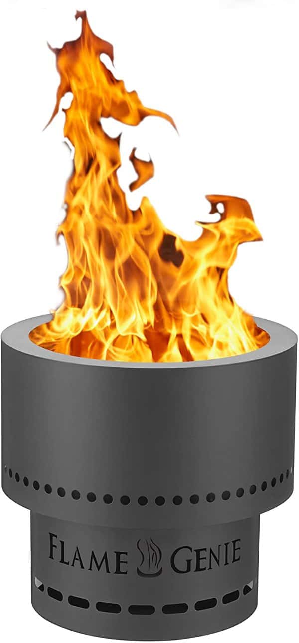 Flame Genie Portable Smoke Free Wood Pellet Fire Pit 11