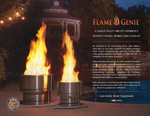 Flame Genie Portable Smoke Free Wood Pellet Fire Pit 6