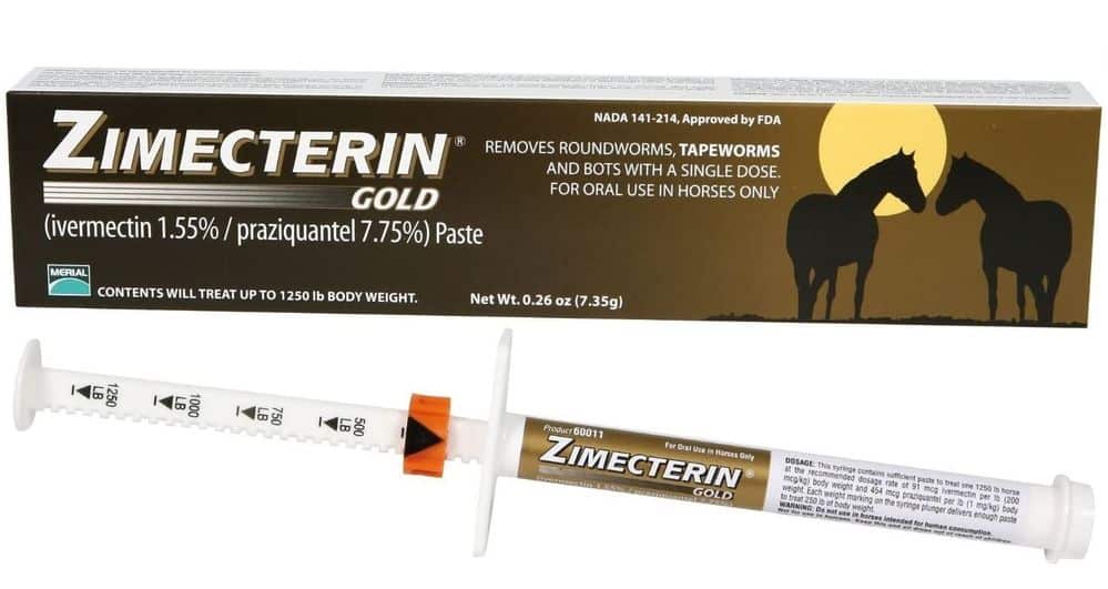 Zimecterin Gold Ivermectin 155 Praziquantel 775 Paste