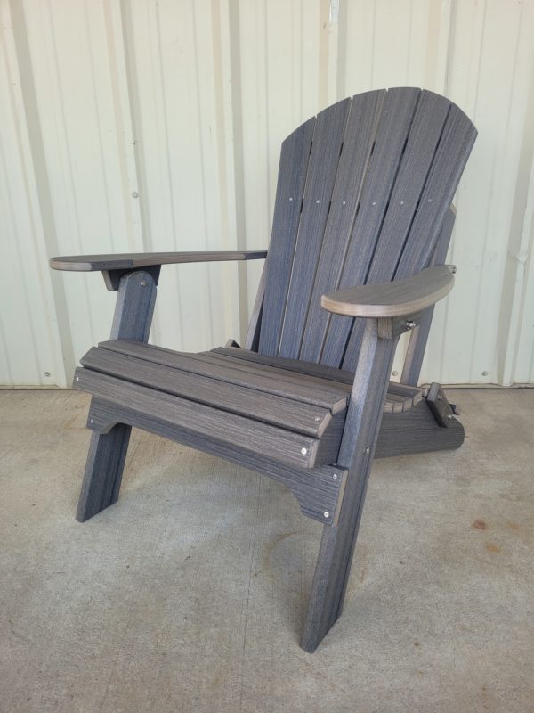 Kanyon Folding Adirondack Chair Costal Grey 5