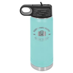 Stainless Steel Water Bottle 20 Oz With Option For Engraving Coral
