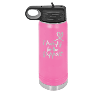 Stainless Steel Water Bottle 20 Oz With Option For Engraving Coral 5