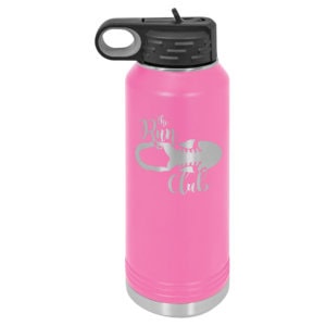 Stainless Steel Water Bottle 32 Oz With Option For Engraving Coral 12