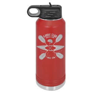 Stainless Steel Water Bottle 32 Oz With Option For Engraving Coral 5